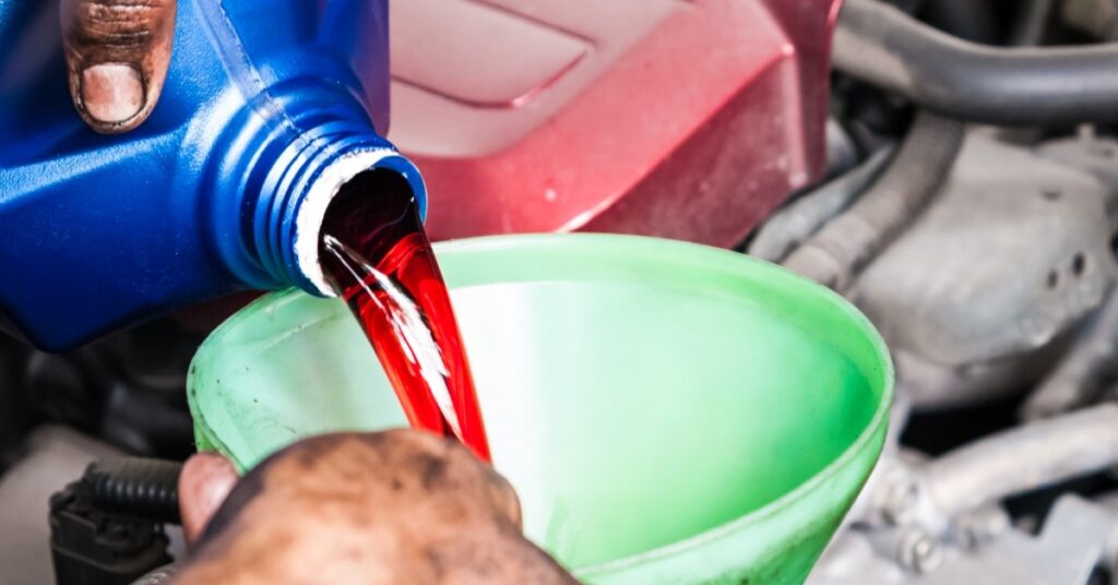 Image Of Transmission Fluid Refill