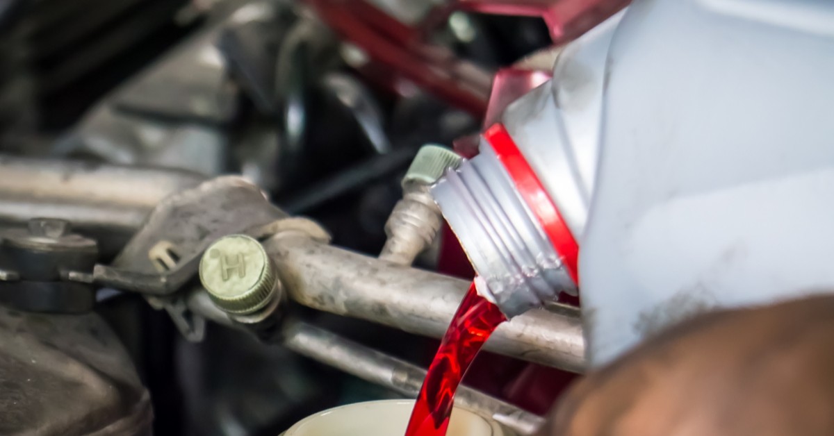 TrImage Of a Transmission Fluid Change