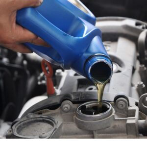 replacing motor oil