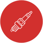 spark plug icon.